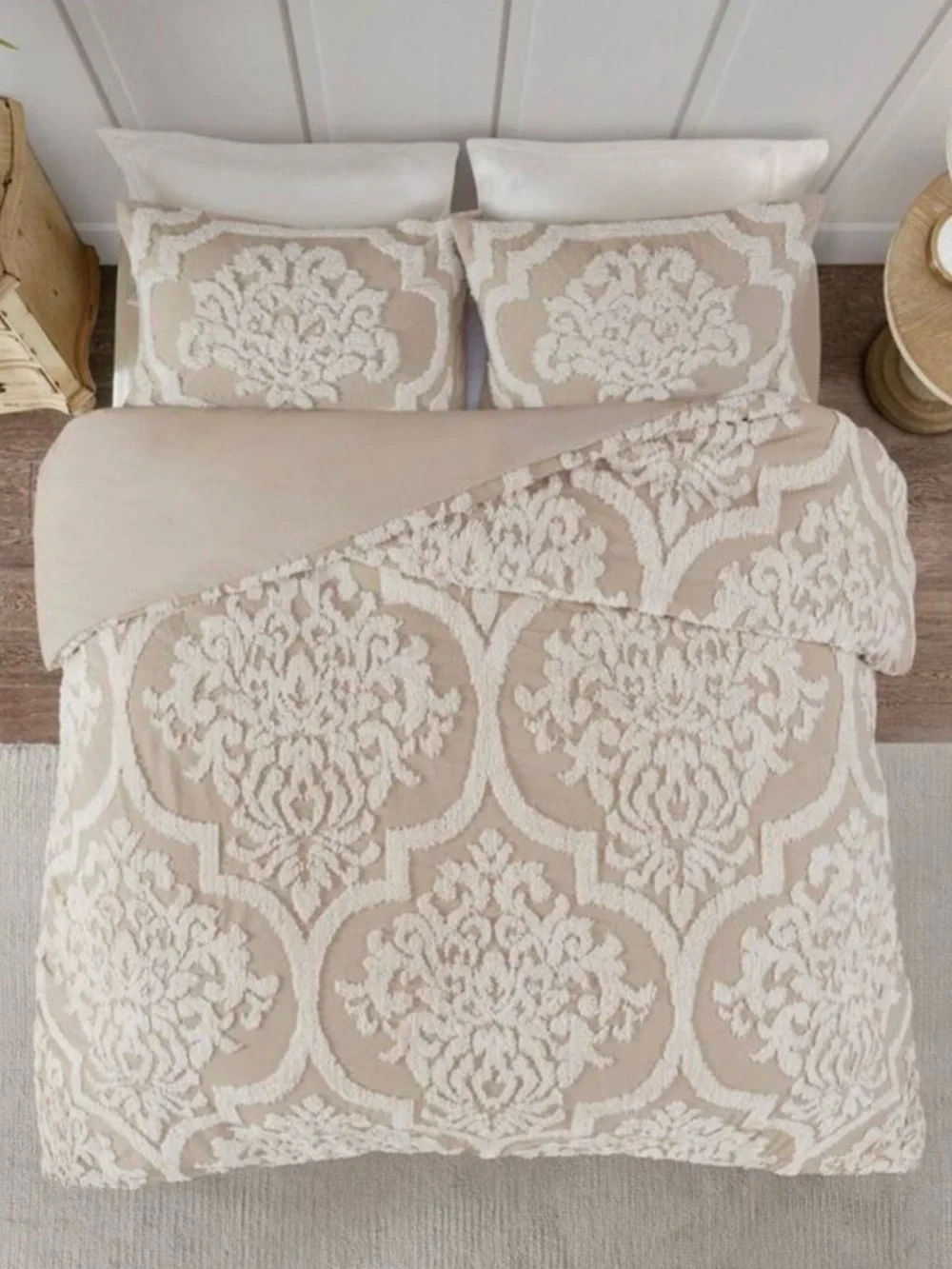 Madison Park Beige Duvet Set